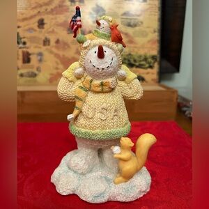 Russ Ice Sculptures "Snow Proud to Be American” Figurine